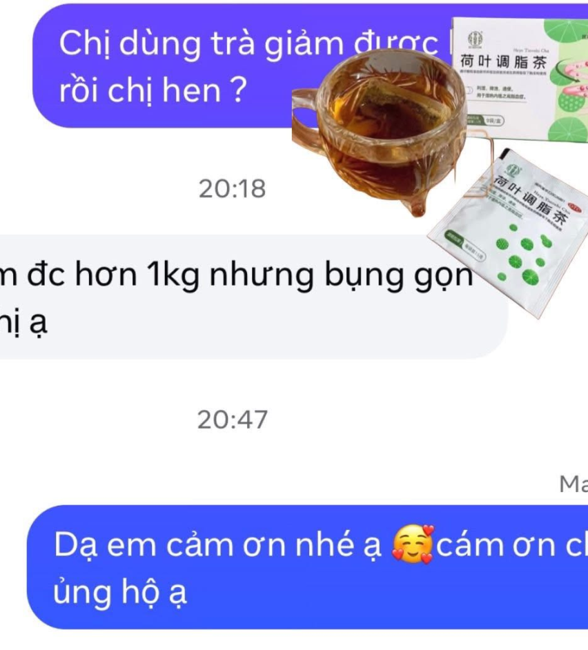TRÀ LÁ SEN GIẢM CÂN - THẢI MỠ - LỢI TIỂU