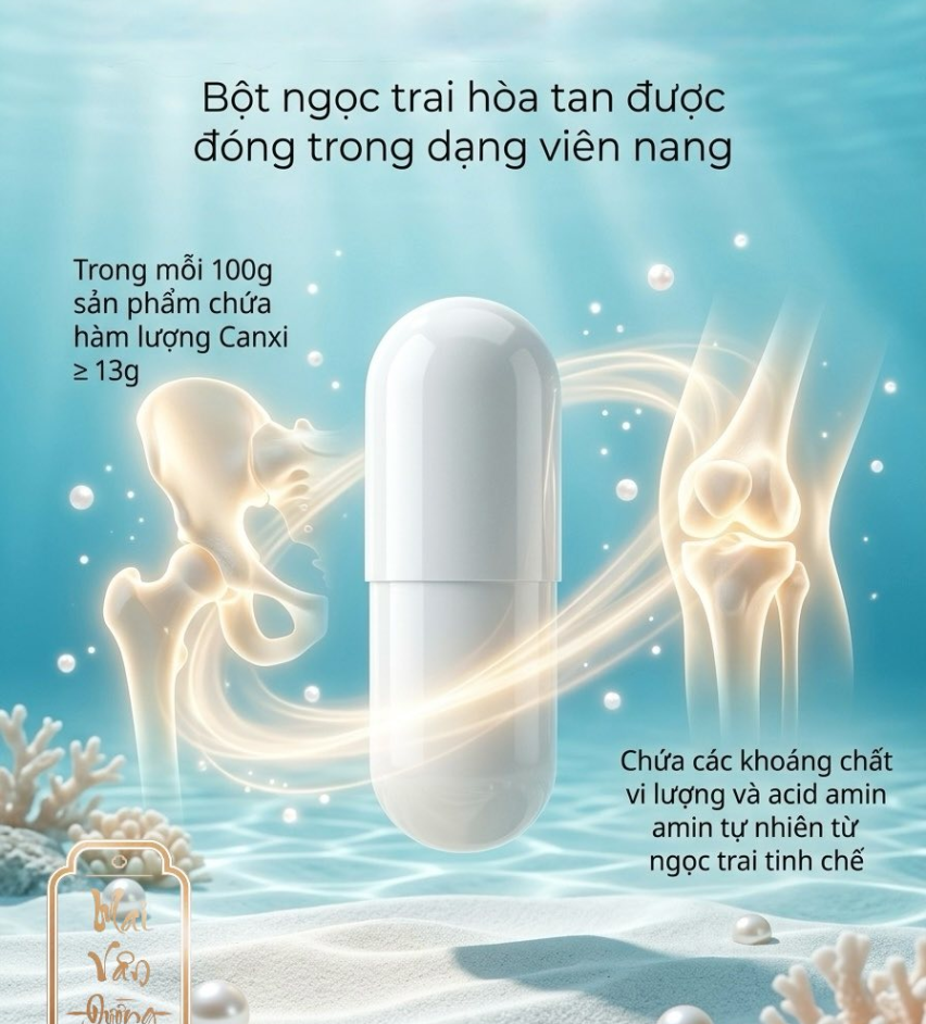 BỘT NGỌC TRAI BỔ XƯƠNG KHỚP - CANXI