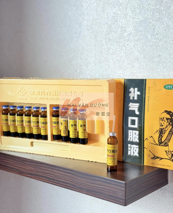 Nước Uống Bổ Sung Khí Huyết Tổng Hợp - Bồi Bổ Sinh Khí (Hộp 12 Ống)
