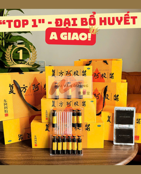Bổ Máu A Giao - Nước Uống Đại Bổ Dưỡng Huyết