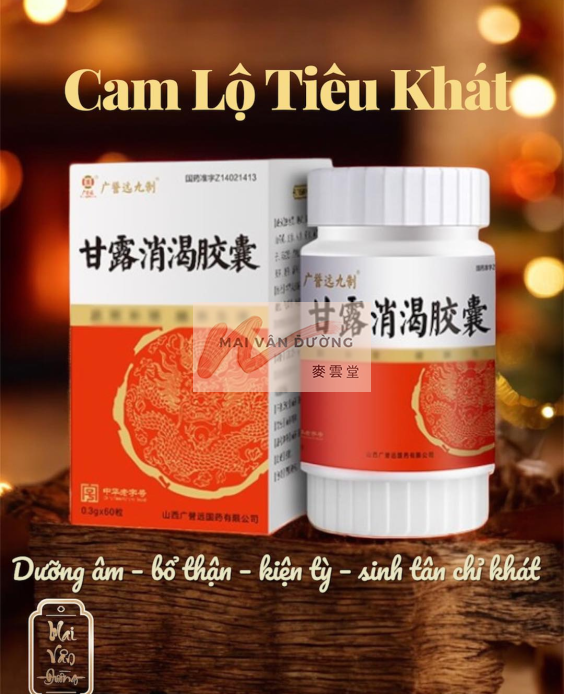 CAM LỘ TIÊU KHÁT - KIỂM SOÁT TIỂU ĐƯỜNG