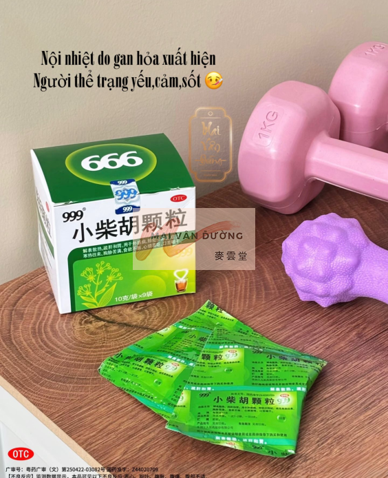 999 TIỂU SÀI HỒ - GIẢM CẢM HẠ SỐT NHẸ