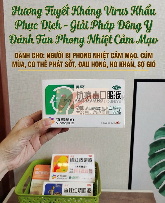 KHÁNG VIRUS KHẨU PHỤC DỊCH 
