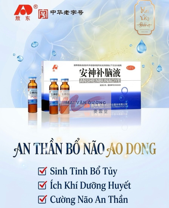 AN THẦN BỔ NÃO AO DONG 