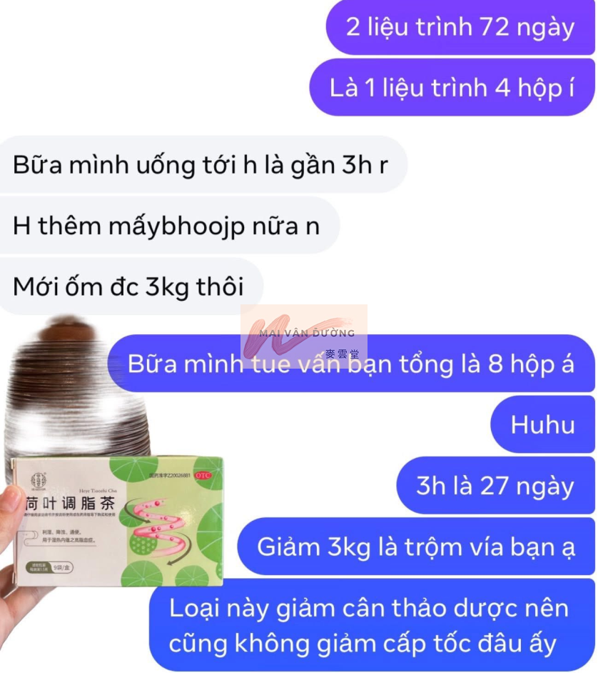 TRÀ LÁ SEN GIẢM CÂN - THẢI MỠ - LỢI TIỂU