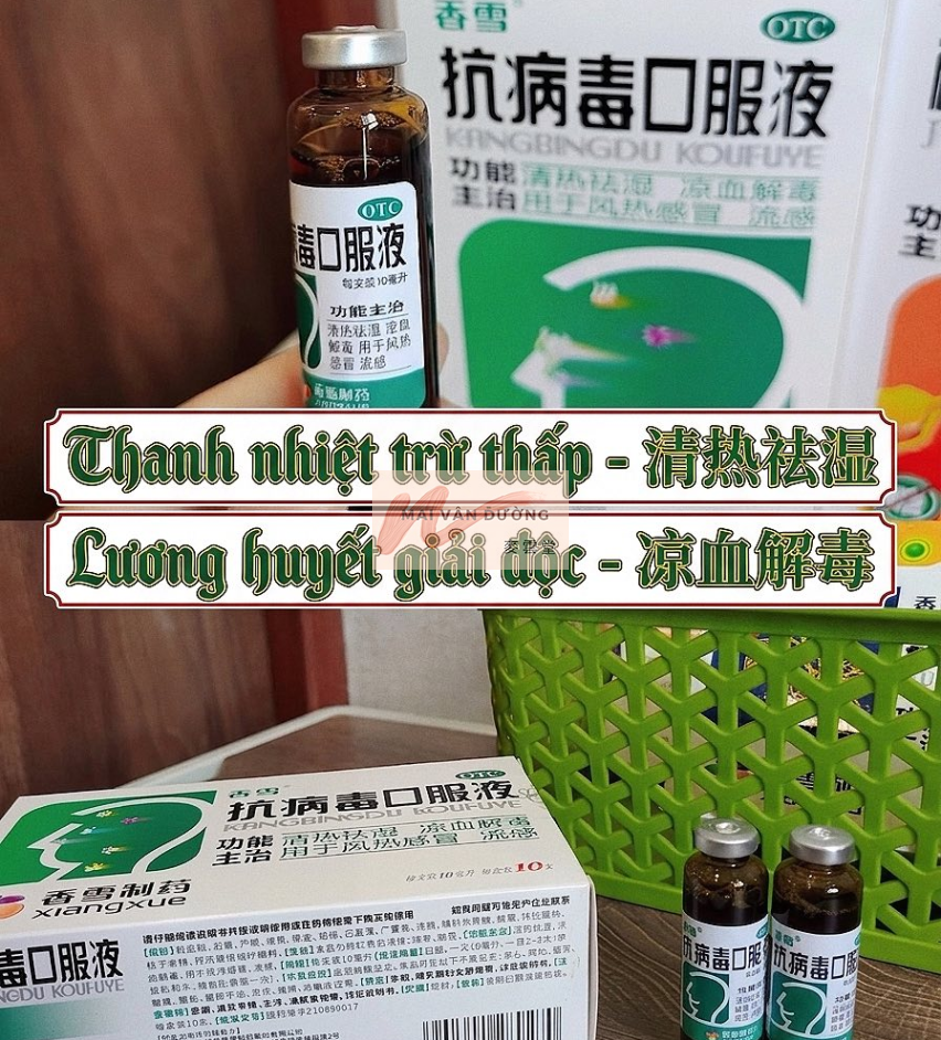 KHÁNG VIRUS KHẨU PHỤC DỊCH 