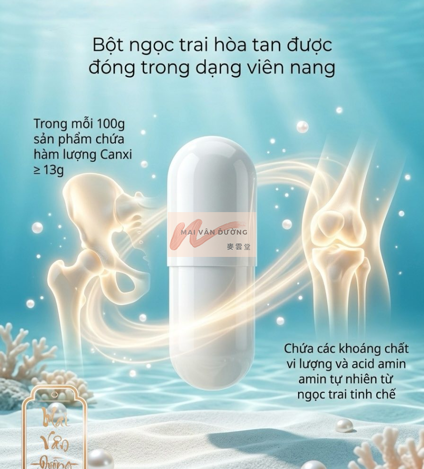 BỘT NGỌC TRAI BỔ XƯƠNG KHỚP - CANXI